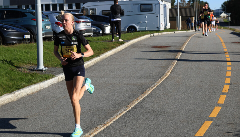 14 år gamle Othelie Stave-Wigene vant med god margin på 5 kilometer. 14 år gamle Othelie Stave-Wigene vant med god margin på 5 kilometer.