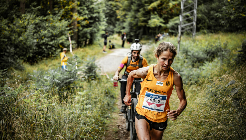 Nina Engelhard tok en solid seier med nesten to minutters margin. Nina Engelhard tok en solid seier med nesten to minutters margin.