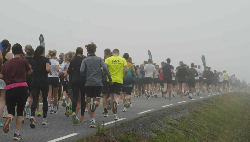 Tåka lå lavt over Solør da nesten 400 løpere la avgårde kl 11. løp 10 km innlandet gruemila