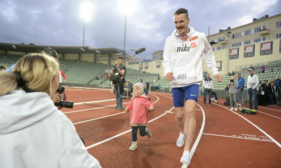 Til lørdag stiller Henrik Ingebrigtsen som speaker for både barn og voksne på Bislett. Her i forbindelse med Bislett Games 2019.