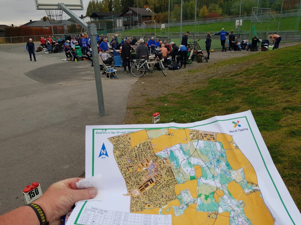 Det nye kartet Petlundshagan i området rundt Hoberg skole. o-løp bedrifts-o-løp innlandet