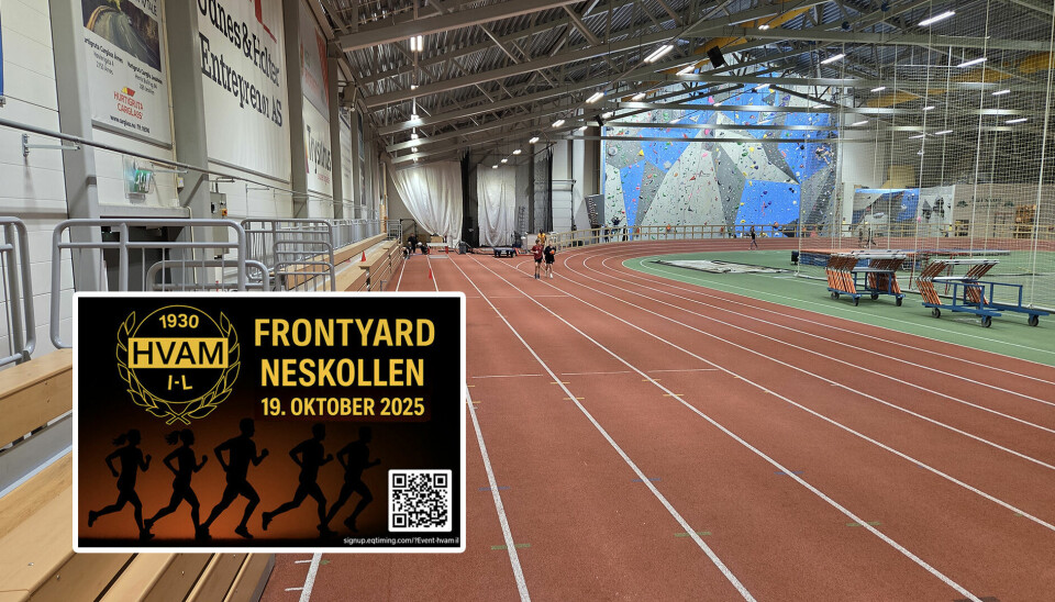 Nes Arena hvor start, mål og pauser for Neskollen Frontyard Ultra vil være.