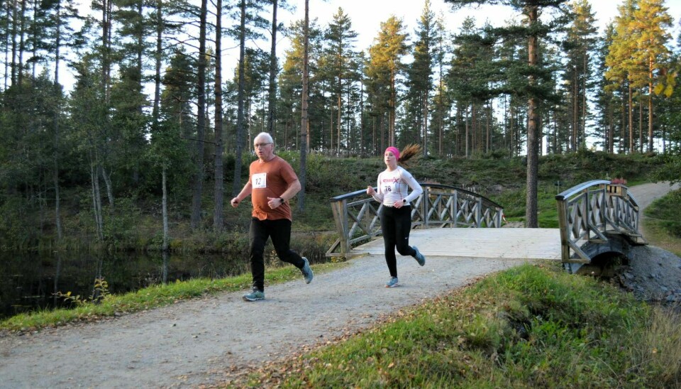 Runar Finnstun og Sanne Fossmellem Finsrud. løp innlandet kongsvingerkarusellen liermoen