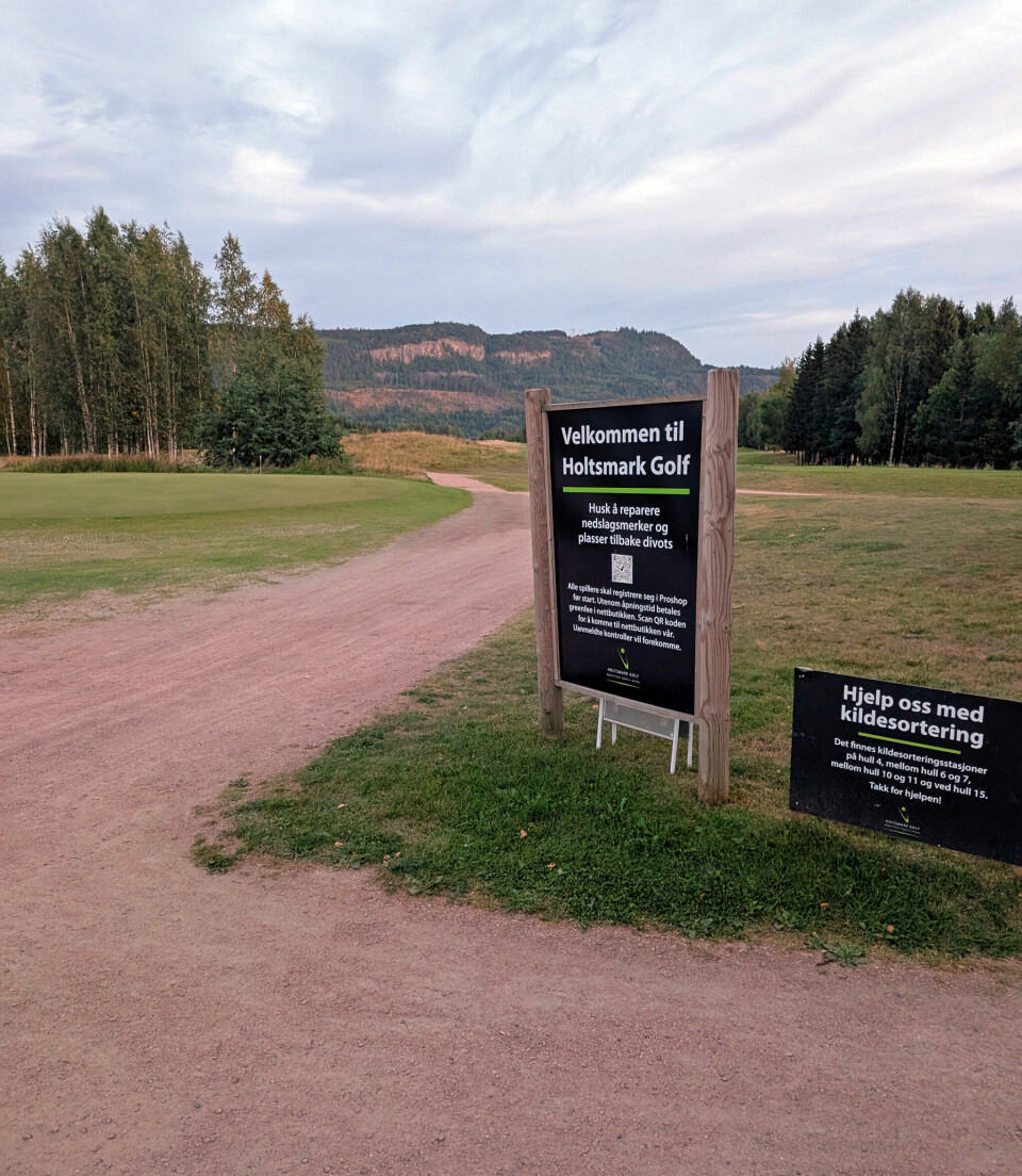 Holtsmark golfbane byr på naturskjønt område. Holtsmark golfbane byr på naturskjønt område.
