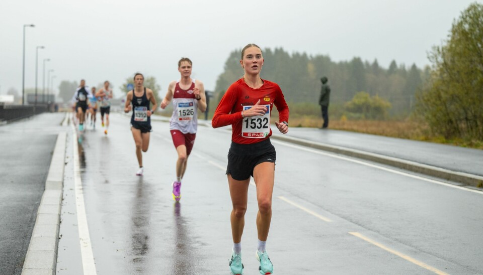 3. plass i skte: Andrea Engesæth norgesløpet ida eide minneløp 5 km akershus løp