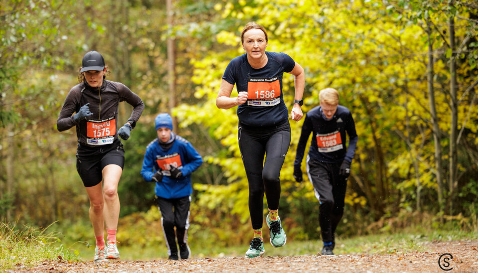 Fra 5 km-løpet i Nøklevann Rundt i 2022. løp terrengløp Oslo Nøklevann Rundt 5 km