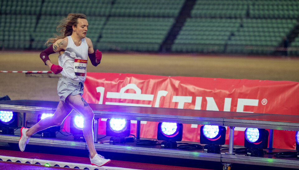 IK Tjalve inviterer til jakt på rekorder på Bislett stadion. Her fra Night of Highlights på Bislett stadion i 2022, da lysharen også var et naturlig midtpunkt.