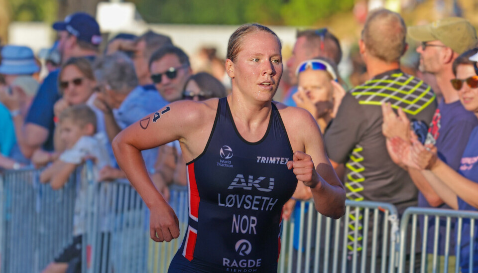 Solveig Løvseth tok et sensasjonelt VM-gull i den lengste og tøffeste triatlon-distansen, Ironman..Her fra EM Triathlon 2022, München.