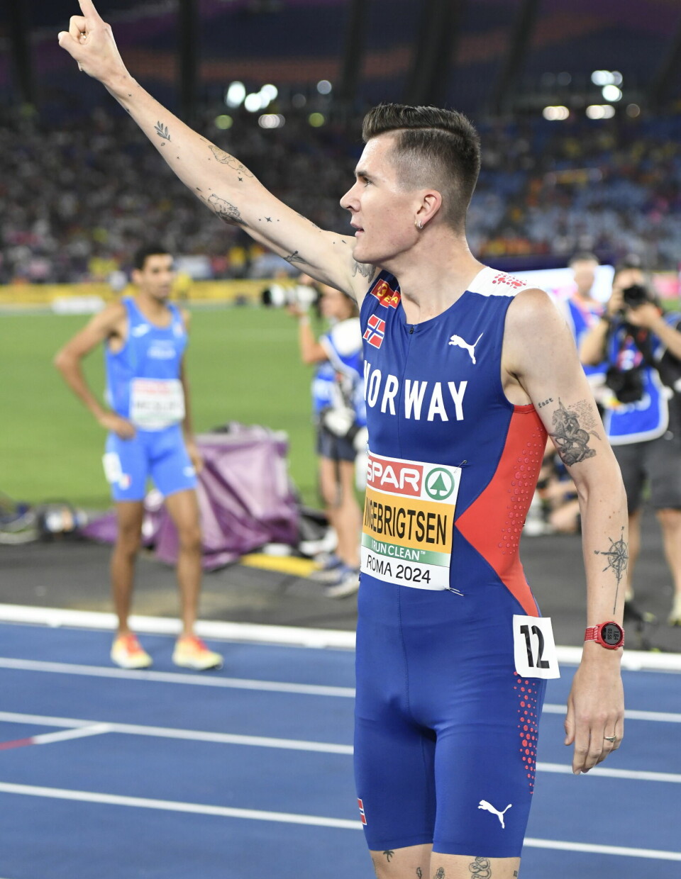 EM friidrett Roma 2024 - 1500m menn finale - jakob ingebrigtsen