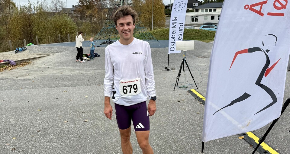 Petter Engdahl knuste løyperekorden i Oktobermila i Ålesund