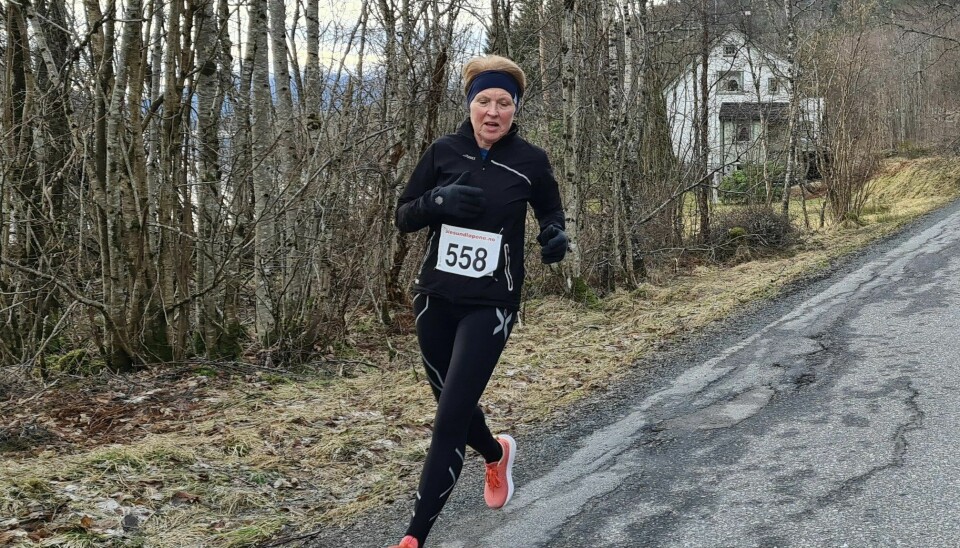 Elin Tronstad på 5 km 11. november 2023 i Ålesund Vinterkarusell