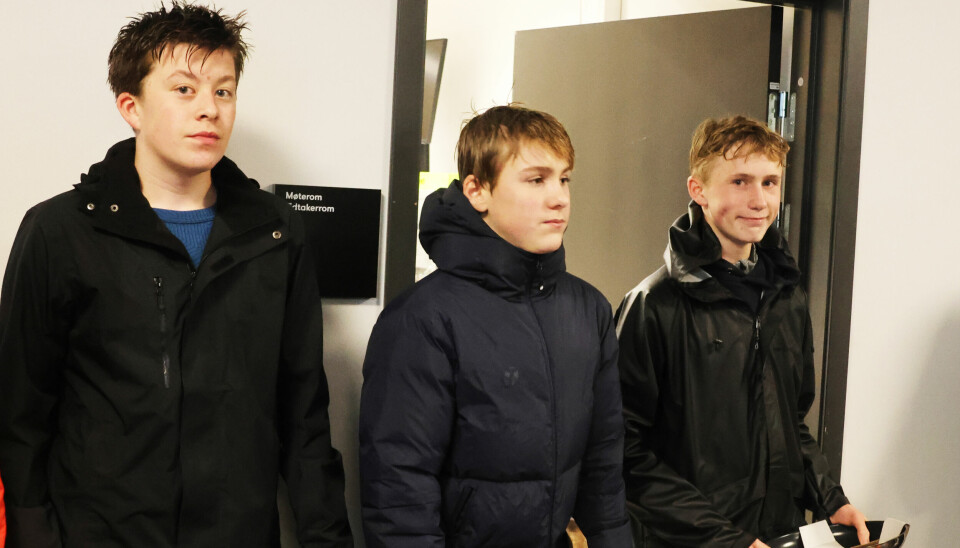 De tre beste i Lokal herrer (Foto: Bjørn Hauge)