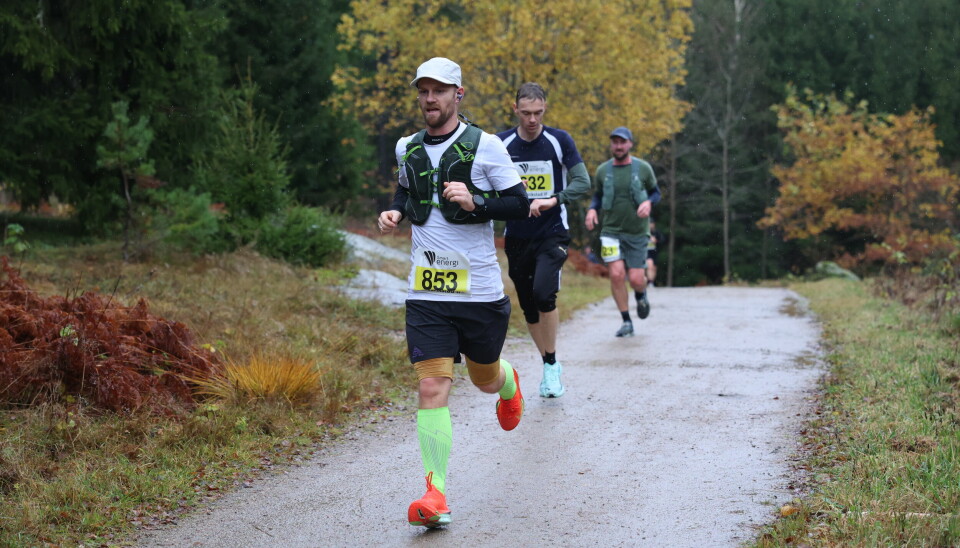 Christoffer Jensen på den første runden.