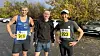 De tre beste menn i Fredrikstad maraton 2025.