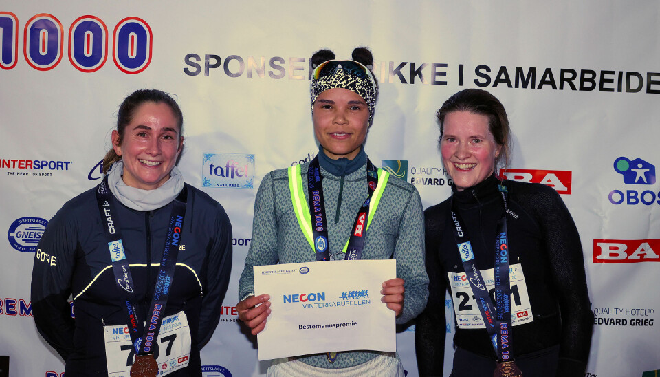 Tre beste kvinner 10 km: Ingrid Ryland-Wiik, Madeleine Ringbom, Thea Skavhellen.