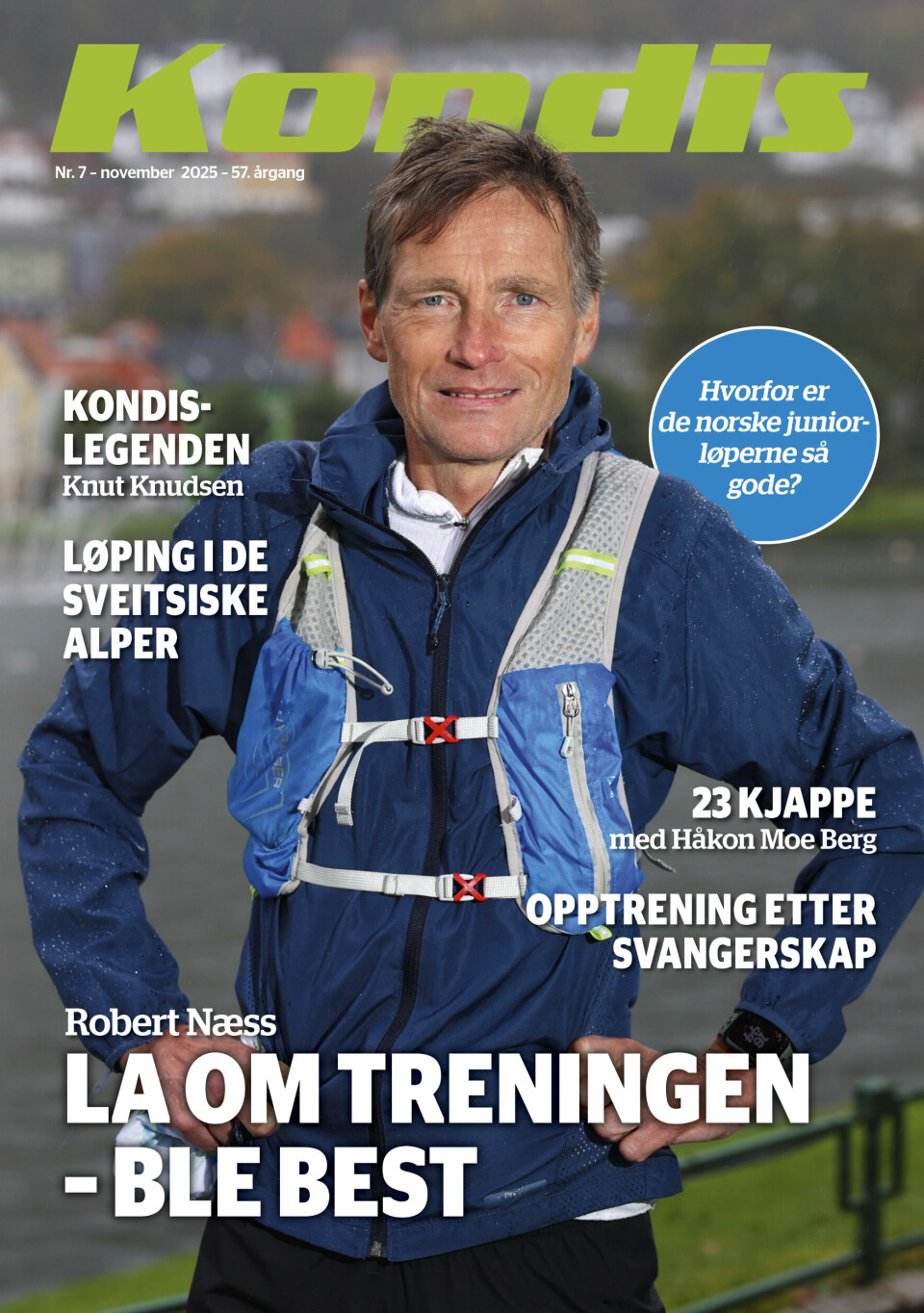 Robert Næss har fått stor framgang
etter at han begynte å løpe til og fra jobb,
og i år er han landets klart raskeste maratonløper
i klasse 60-64 år.
