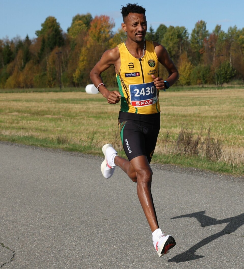 Senay Fissehatsion har et effektivt løpesteg.