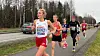 Kristine Meinert Rød tok seieren på kvinnenes 10-kilometer. Her foran Andreas Haugen Torjussen som vant klasse M13.