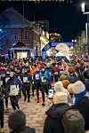 Starten går for halvmaratonløperne.