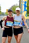 TOPP 10: Julie Thorp og Wenche Christenssen løp seg begge inn i topp 10 på resultatlisten i Leipzig maraton.
