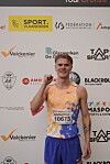 Tobias Grønstad var meget godt fornøyd med både seier og løpstid.