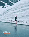 Maratonvinner Finn Isaksen underveis på sin maraton.