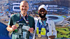 Hamse Looyar perset under Cape Town Marathon.