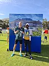 Hamse Looyar perset under Cape Town Marathon.