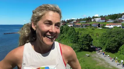Cecilie Skog imponerte med god plassering på den lengste distansen i 3toppsløpet.