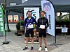 Totalvinner for menn, August Hovde (til høyre), og nr. 2, Oddvin Halvorsen Offigstad, Øyer-Tretten IF.