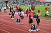 Før start på herrenes 800 meter.