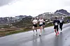 Thea Mabel Forbord Johnsen (1309) og Janne Ingebrigtsen koste seg på halvmaraton i fjellet.
