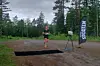 Victoria Frysjøenden i mål på Holtberget som eneste kvinne på tid.