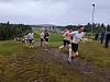 Elite herrer på vei ut fra startområdet.