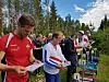 Konsentrerte løpere et minutt før tidsstart.