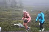 Birken Fjellmaraton: Kristin Isachsen (fremst) i tåka på Sjursjøen under Birkebeinerløpet i juni 2026.