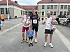 De tre beste herrene på 5 km viser at rekrutteringen er i orden (fra v.) Hallvard Nilsen, Kristian Lindteigen og Tommy Henriksen.