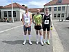 Pokalvinnere på mennenes 10 km (fra v.): Jarle Marvik, Henrik Nilsson og Hans Petter Rønningen.