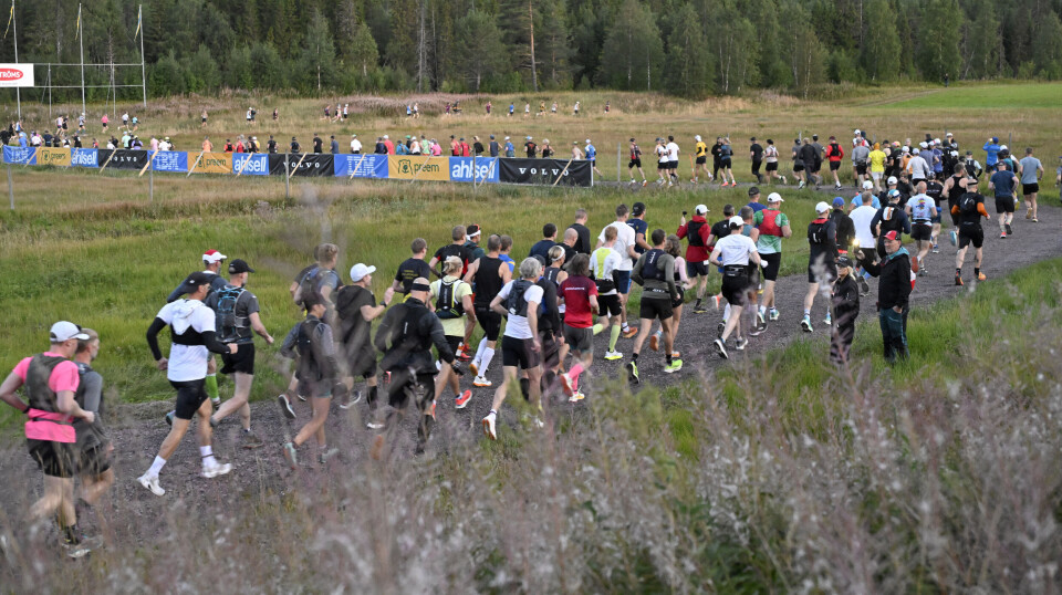 Fra starten på Ultravasan i Sälen i 2025.