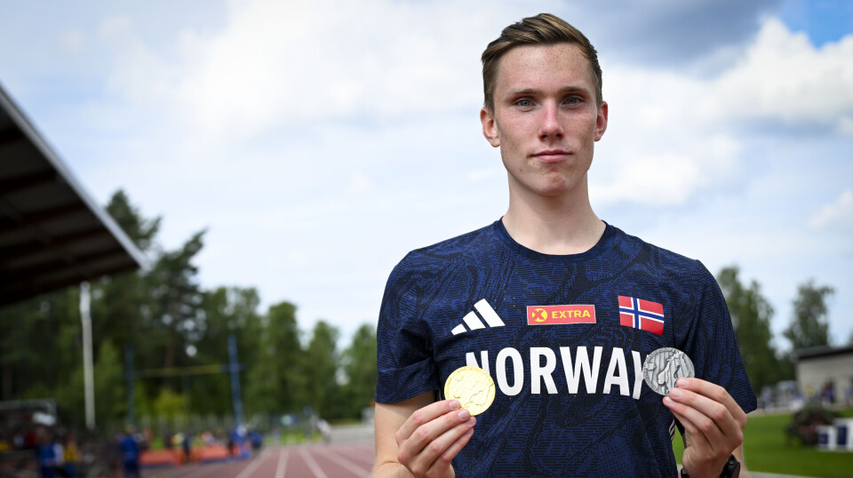 Magnuys Øyen med et gull og en sølvmedalje under Nordisk juniorlandskamp 2026