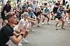 Oppvarming i gang. Hedda Schroeter Skaug (i lyst til venstre) tok etter hvert en sterk seier på 32 km.