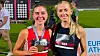 Anna Marie Nordengen Sirevåg og Fria Konow løp godt på 3000 meter i Braga.