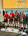 De beste på 95 km: De to fremste valgte å dele det øverste podiet.