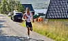 Vinneren Carsten Cleve-Hansen, avbildet etter 2,5 km.