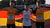 Medaljevinnerne Maximilian Rath, Joseph Scanes og Jonathan Albustin.