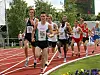 En dravillige 17-åring ved navn Henrik Ingebrigtsen på 1500 meteren under NM i Trondheim i 2008.