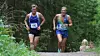 Sigurd Ruud Skjeseth og Even Brøndbo Dahl delte seieren i Mjøsen Trail med 345 høydemeter på 10 km i fjor.