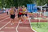 Trioen som gikk videre i front med en runde igjen: Kjetil Brenno Gagnås (16), Andreas Fjeld Halvorsen (522) og Filip Mangen Ingebrigtsen.