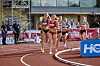 Hanna Kristine Larsen tok føringen på første runde.