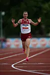 Sondre Nordstad Moen kunne juble for seier doren hjemmmepublikummet.